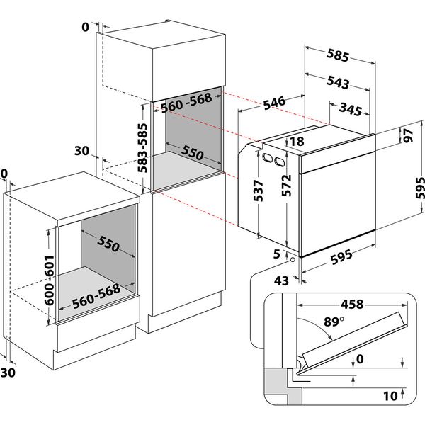 Hotpoint_Ariston-Forno-Da-incasso-FIT-804-H-AN-HA-Elettrico-A-Technical-drawing