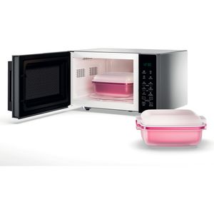 Whirlpool Microonde A libera installazione MWP 254 SB Nero Elettronico 25 Microonde + grill 900 Perspective open