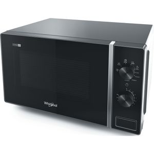 Whirlpool Microonde A libera installazione MWP 103 SB Silver Black Meccanico 20 Microonde + grill 700 Perspective