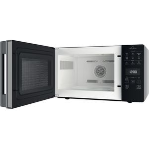 Whirlpool Microonde A libera installazione MCP 359 SL Argento Elettronico 25 Microonde combinato 800 Perspective open