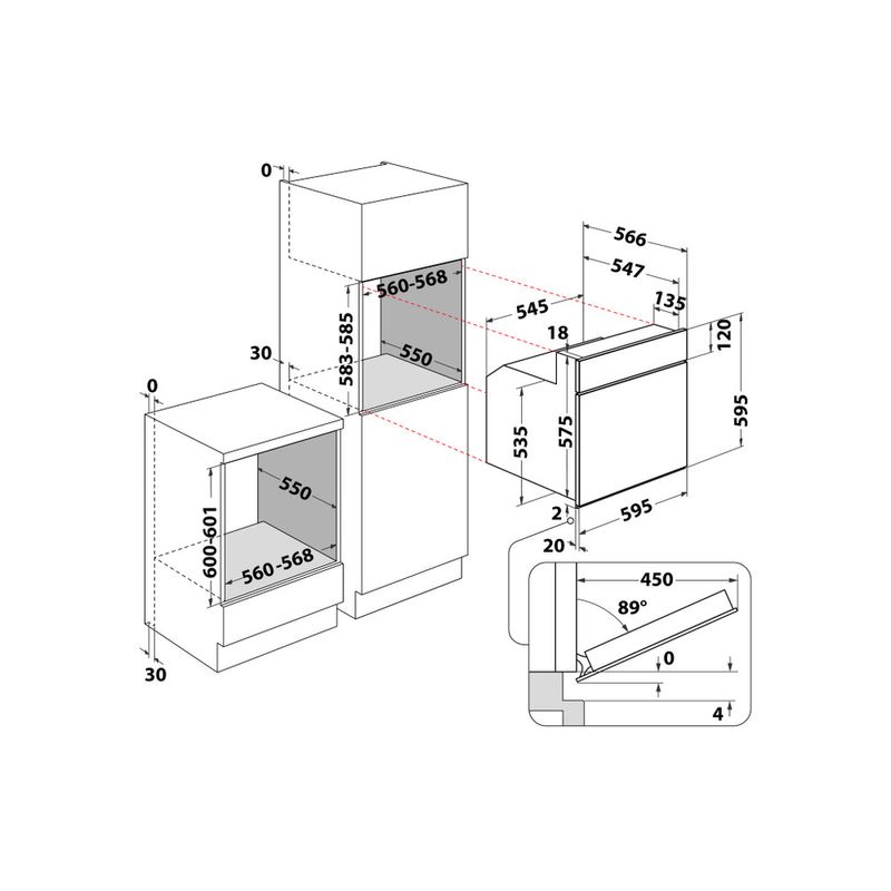 Indesit-Forno-Da-incasso-IFVR-800-H-AV-Elettrico-A-Technical-drawing