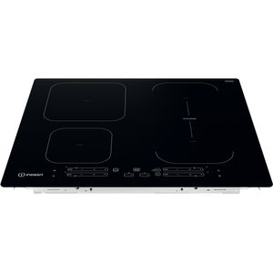 Indesit Piano cottura IB 65B60 NE Nero Induction vitroceramic Frontal top down