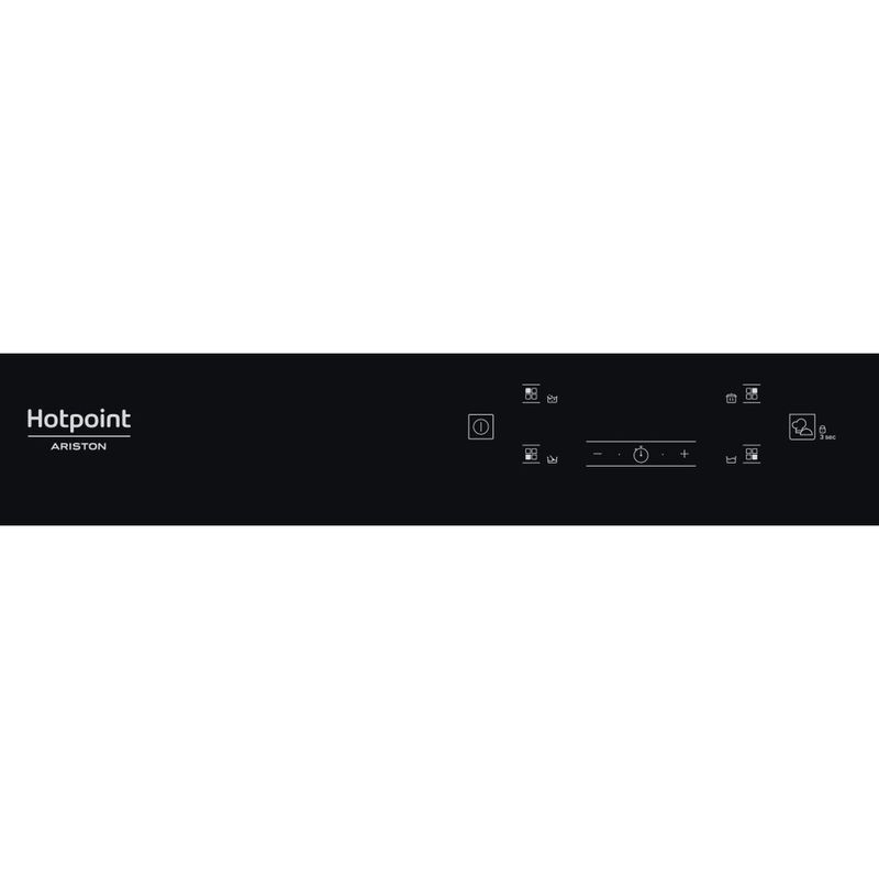 Hotpoint_Ariston Piano cottura HQ 2260S NE Nero Induction vitroceramic Control panel