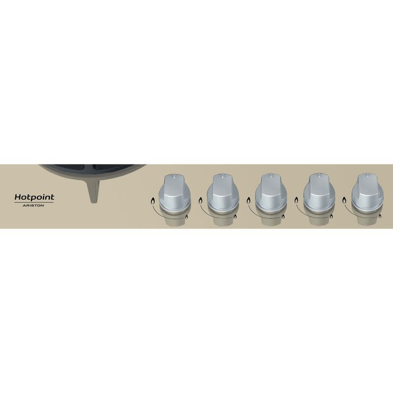 Hotpoint_Ariston Piano cottura HAGD 72S/CH Champagne GAS Control panel