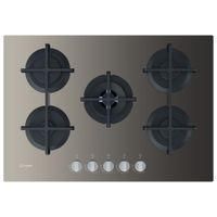 Piano cottura a gas Indesit: 5 fuochi - ING 72T/TD