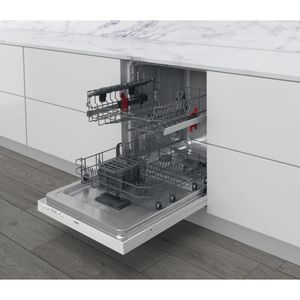 Whirlpool Lavastoviglie Da incasso WI 3010 Totalmente integrato F Perspective open