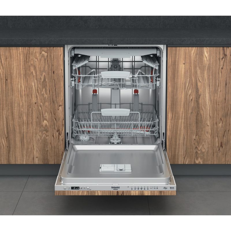 Hotpoint_Ariston Lavastoviglie Da incasso HI 5030 WEF Totalmente integrato D Frontal open