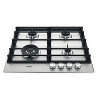 Piano cottura a gas Whirlpool: 4 fuochi - GMWL 628/IXL
