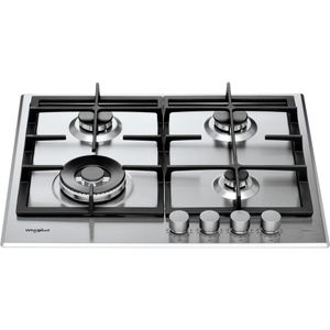 Whirlpool Piano cottura GMAL 6422/IXL Inox GAS Frontal top down