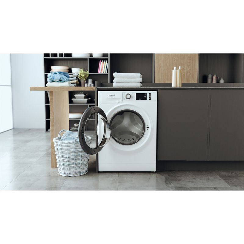 Hotpoint_Ariston Lavabiancheria Libera installazione NR649GWSA IT Bianco Carica frontale A Lifestyle frontal open