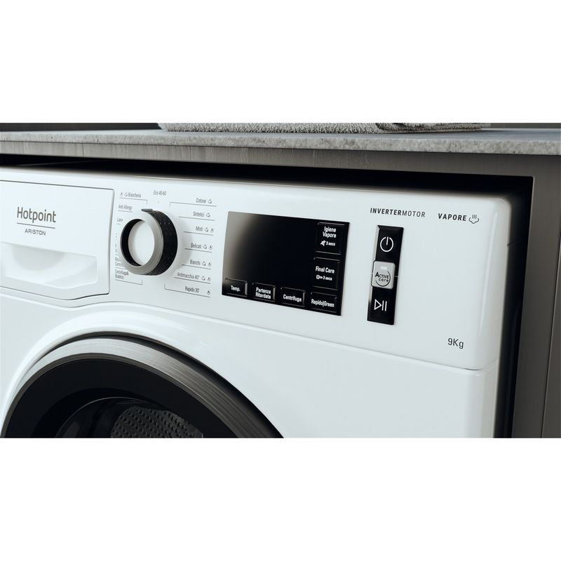 Hotpoint_Ariston Lavabiancheria Libera installazione NR649GWSA IT Bianco Carica frontale A Lifestyle control panel