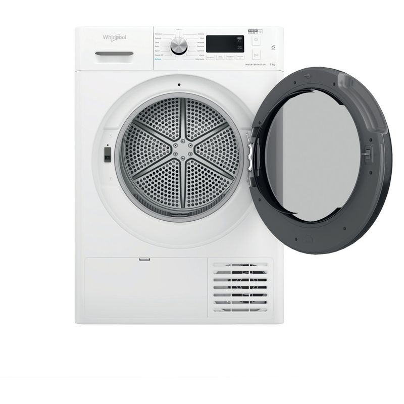 Whirlpool-Asciugabiancheria-FFTN-M11-8X3B-IT-Bianco-Frontal-open