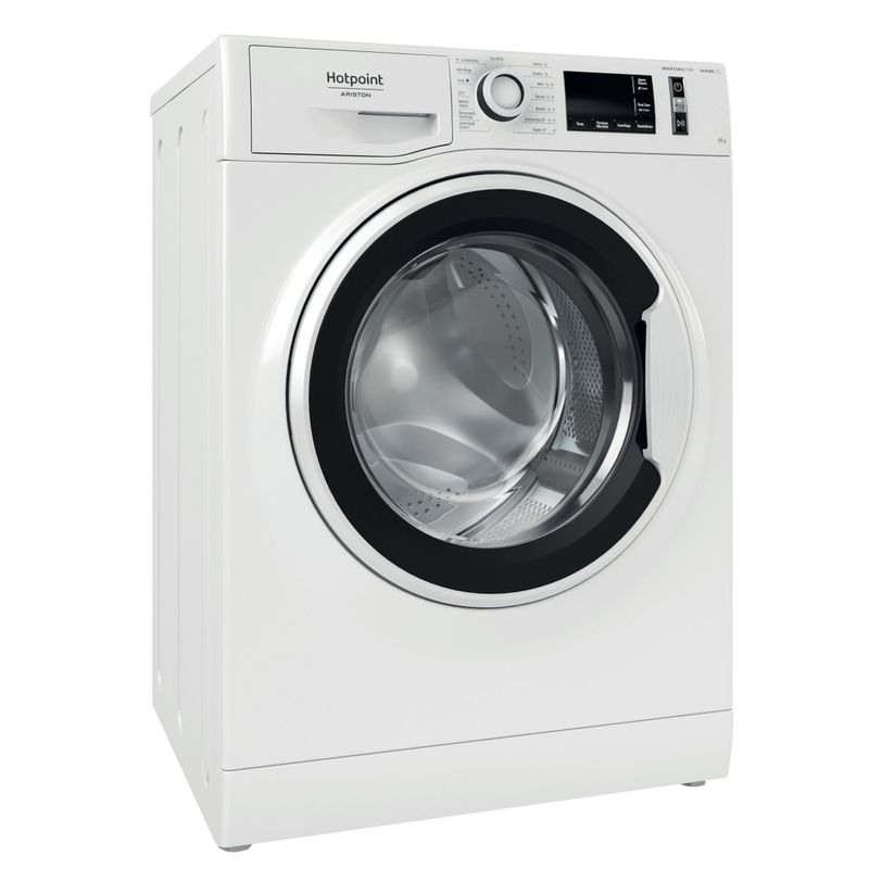 Hotpoint_Ariston Lavabiancheria Libera installazione NG96W IT N Bianco Carica frontale A Perspective