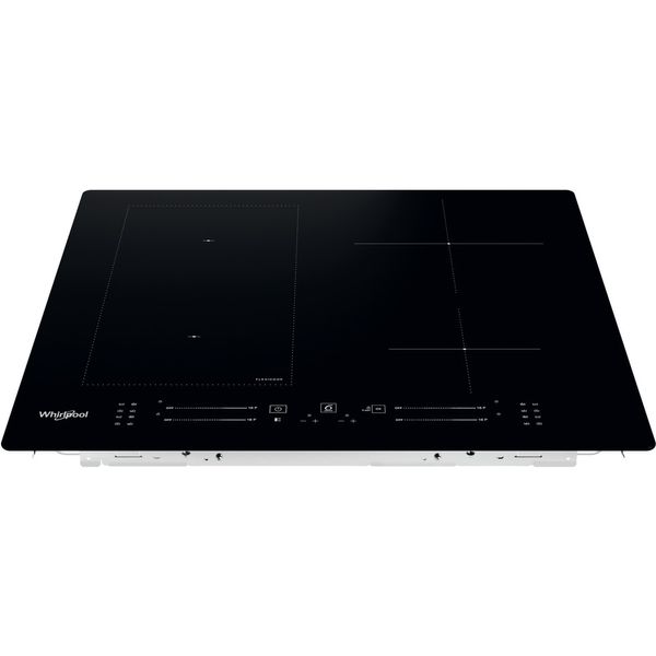 Whirlpool Piano cottura WL S7960 NE Nero Induction vitroceramic Frontal top down