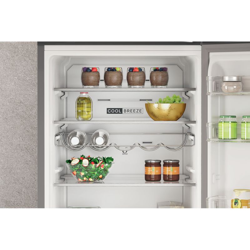 Whirlpool Combinazione Frigorifero/Congelatore A libera installazione W7X 92I OX Optic Inox 2 porte Lifestyle detail