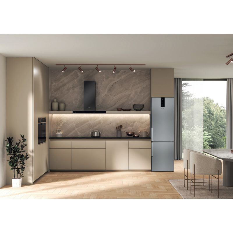 Whirlpool Combinazione Frigorifero/Congelatore A libera installazione W9 941A IX H Inox 2 porte Lifestyle frontal