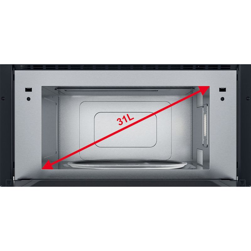 Whirlpool Microonde Da incasso W6 MD440 Stainless Steel Elettronico 31 Microonde + grill 1000 Cavity