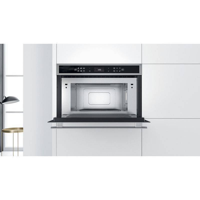 Whirlpool Microonde Da incasso W6 MD440 Stainless Steel Elettronico 31 Microonde + grill 1000 Lifestyle frontal open