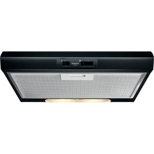 Hotpoint_Ariston Cappa Da incasso HSLMO 65F LS K Nero Da incasso Meccanico Frontal