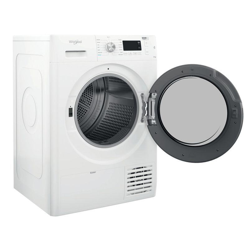 Whirlpool Asciugabiancheria FFT M11 82 IT R Bianco Perspective open