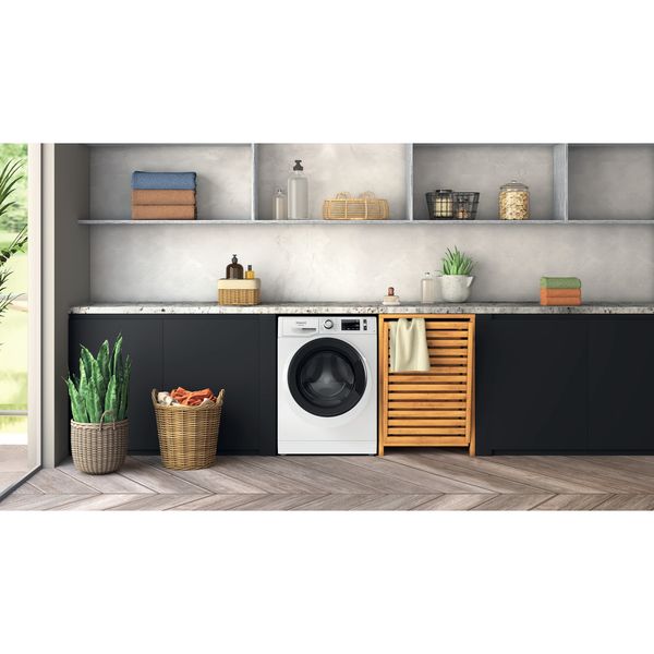 Hotpoint_Ariston Lavabiancheria Libera installazione NG 847 WM A IT Bianco Carica frontale A Lifestyle frontal