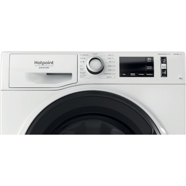 Hotpoint_Ariston Lavabiancheria Libera installazione NG 847 WM A IT Bianco Carica frontale A Control panel