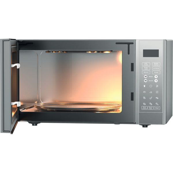 Beko-Microonde-A-libera-installazione-MGF30330S-Argento-Elettronico-30-Microonde---grill-900-Frontal-open