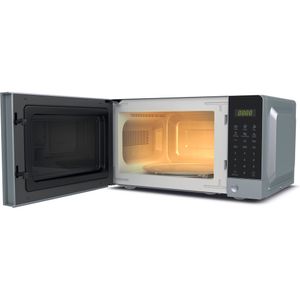 Beko Microonde A libera installazione MOC201103S Inox Elettronico 20 Solo microonde 700 Perspective open