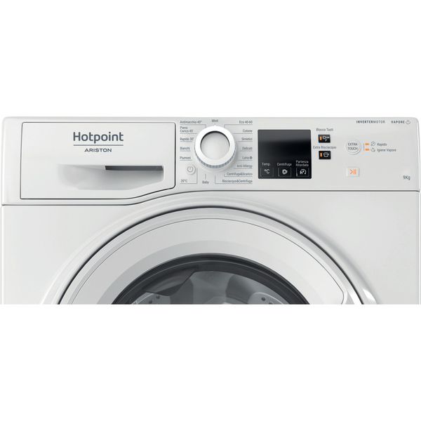Hotpoint_Ariston Lavabiancheria Libera installazione NFR79W IT Bianco Carica frontale A Control panel