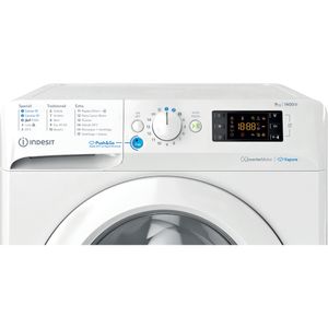 Indesit Lavabiancheria A libera installazione BWE 91497X WV IT Bianco Carica frontale A Control panel