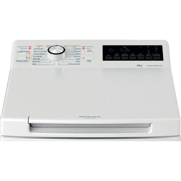Hotpoint_Ariston Lavabiancheria Libera installazione WMTG 626BS IT Bianco Carica dall'altro A Control panel