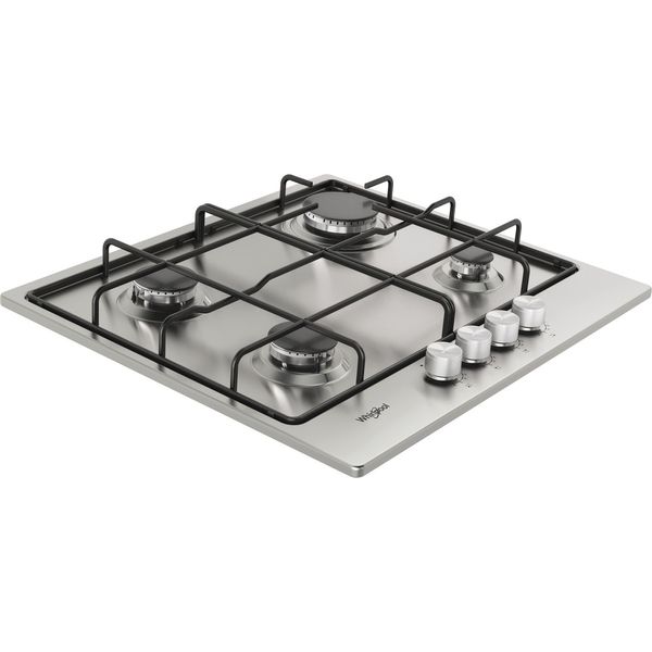 Whirlpool Piano cottura TKRL 650 IX Inox GAS Perspective