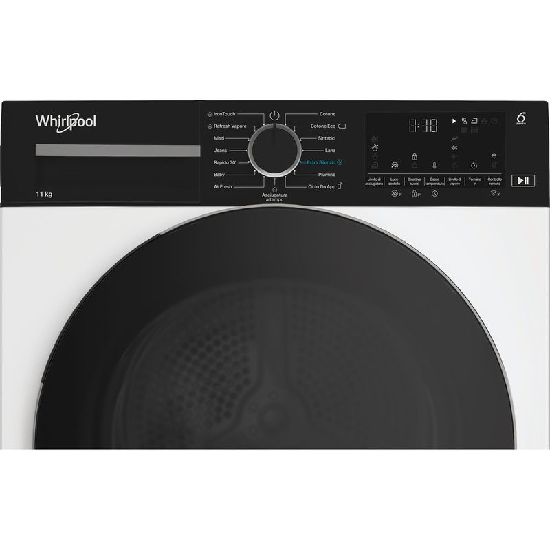 Whirlpool-Asciugabiancheria-C-WD-113M-WBS-IT-Bianco-Control-panel