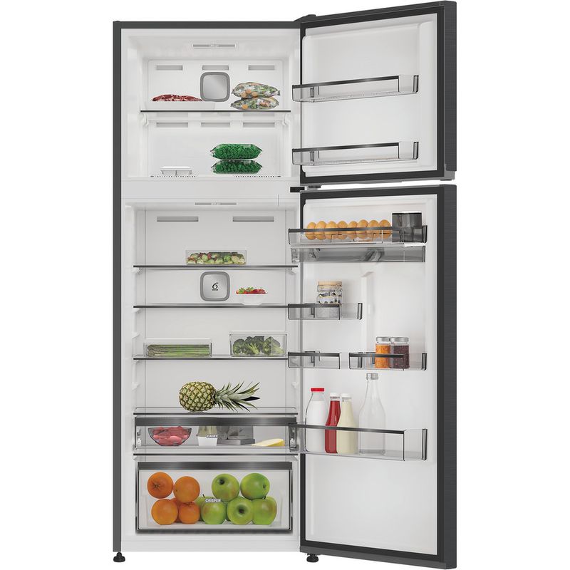 Whirlpool-Combinazione-Frigorifero-Congelatore-A-libera-installazione-WHD2-6472W-X4E-Pearl-Inox-2-porte-Lifestyle-frontal-open