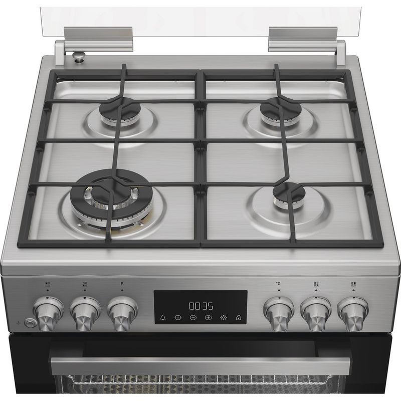 Hotpoint Cucina con forno a doppia cavità H6G8LMSAWX Inox GAS Heating element