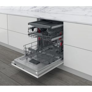 Whirlpool Lavastoviglie Da incasso W0I D734A S Totalmente integrato D Perspective open