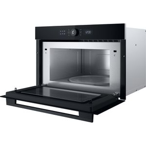 Whirlpool Microonde Da incasso WMD54MB Nero Elettronico 31 Microonde + grill 1000 Perspective open