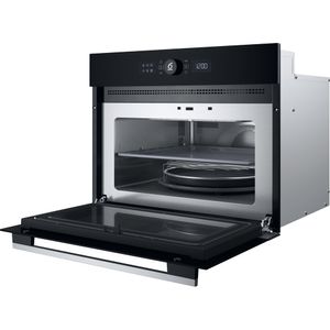 Whirlpool Microonde Da incasso WMW5WHMX Stainless Steel Elettronico 40 Microonde combinato 900 Perspective open
