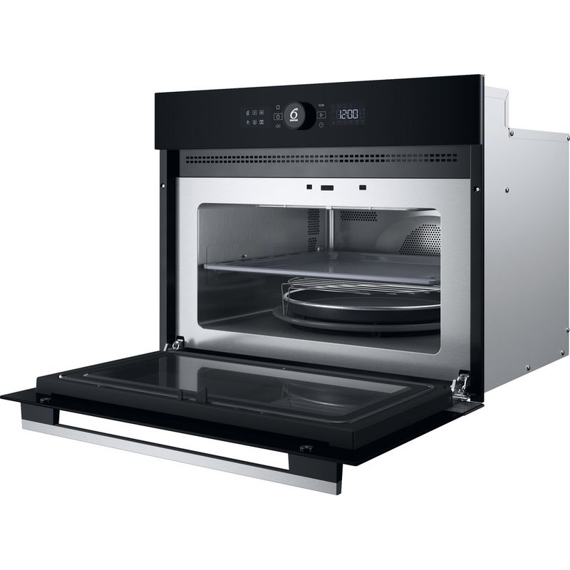 Whirlpool-Microonde-Da-incasso-WMW5WHMX-Inox-Elettronico-40-Microonde-combinato-900-Perspective-open