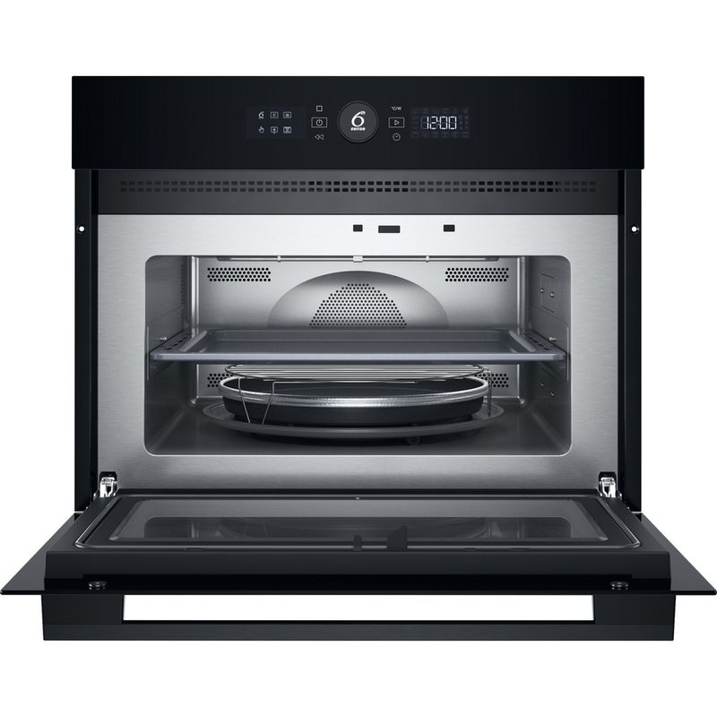 Whirlpool-Microonde-Da-incasso-WMW57DMB-Stardust-grey-matte-Elettronico-40-Microonde-combinato-900-Frontal-open