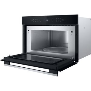 Whirlpool Microonde Da incasso WMD7O4TX Stainless Steel Elettronico 31 Microonde + grill 1000 Perspective open