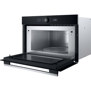 Whirlpool Microonde Da incasso WMD54MX Stainless Steel Elettronico 31 Microonde + grill 1000 Perspective open