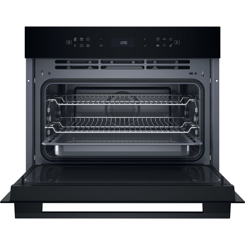 Whirlpool Microonde Da incasso WCW7O7HTSB Nero Elettronico 53 Microonde combinato 950 Frontal open