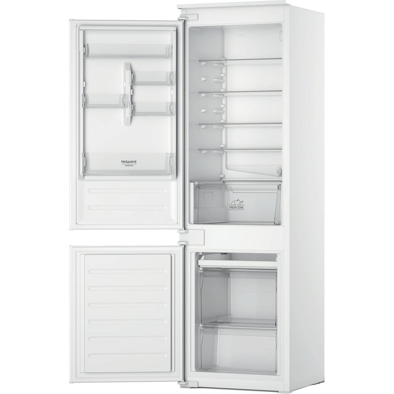 Hotpoint_Ariston-Combinazione-Frigorifero-Congelatore-Da-incasso-HAC18D021A1-LH-Bianco-2-porte-Perspective-open