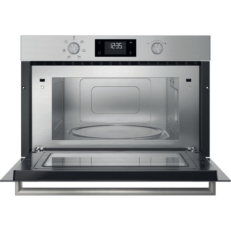 Hotpoint_Ariston-Microonde-Da-incasso-HAD-K52CU-X-Inox-Elettronico-31-Microonde---grill-1000-Frontal-open