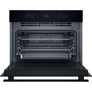 Whirlpool Microonde Da incasso WCW6O7HTB Nero Elettronico 53 Microonde combinato 950 Frontal open
