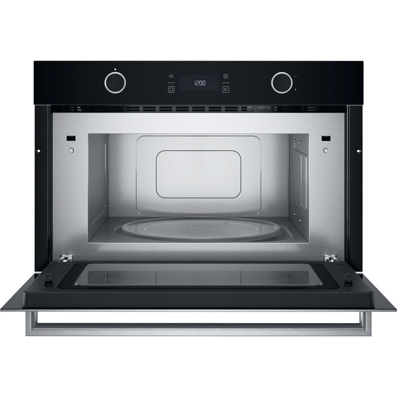 Hotpoint_Ariston-Microonde-Da-incasso-HAMD74UX-Inox-Elettronico-31-Microonde---grill-1000-Frontal-open