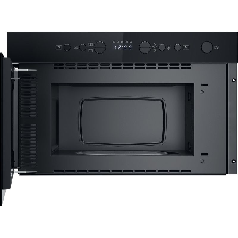 Whirlpool-Microonde-Da-incasso-WMN14BB-Nero-Elettronico-22-Microonde---grill-750-Frontal-open