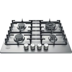 Hotpoint_Ariston Piano cottura PKD 60G D/IX Inox GAS Frontal top down