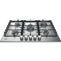 Piano cottura a gas Hotpoint Ariston: 5 fuochi,  - PKD 75G D/IX